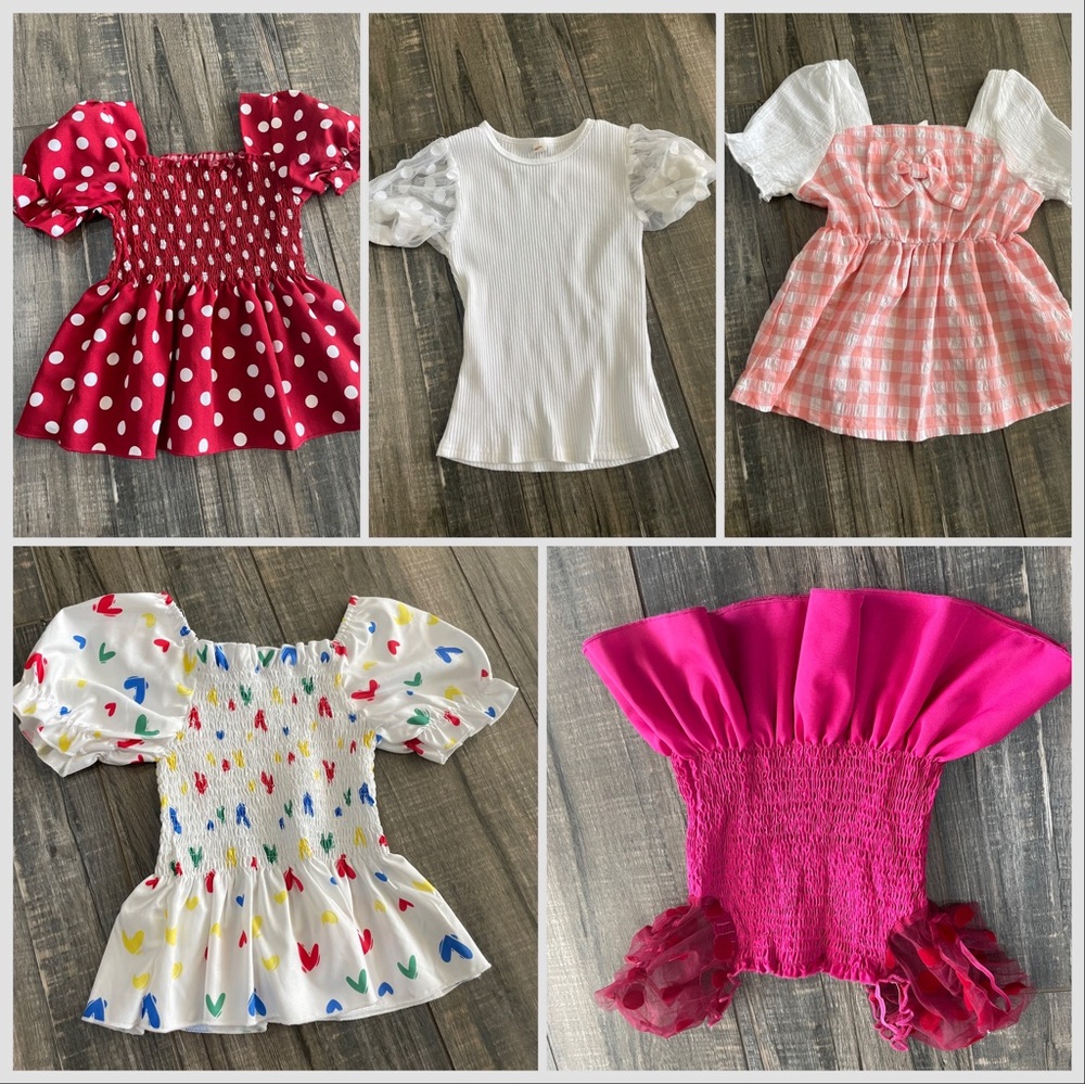 Tops for 5-6 years old girls